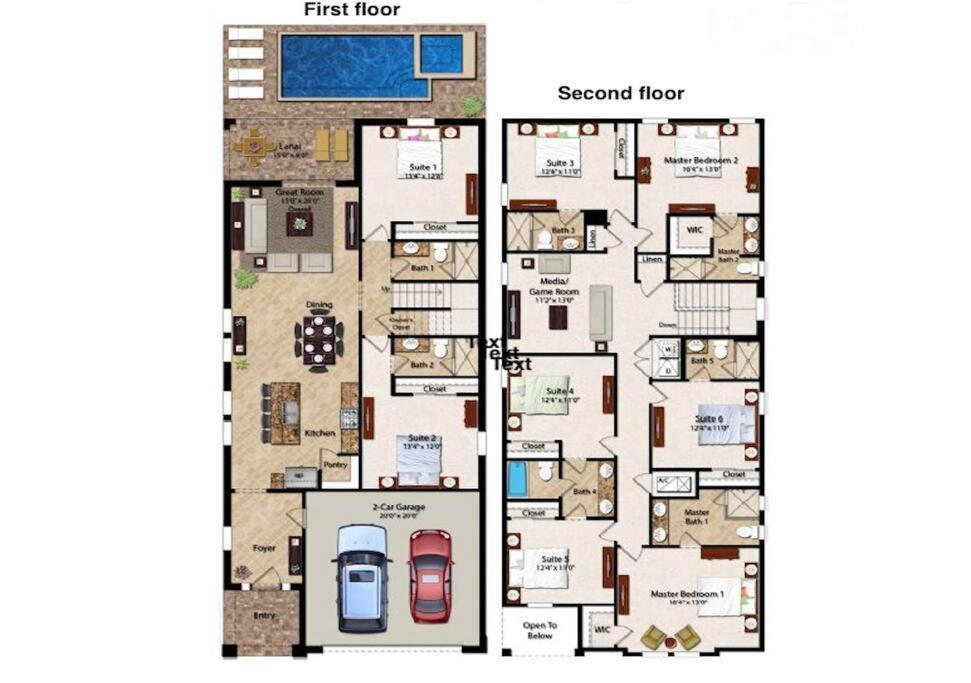 551-Luxury 8 Bedrooms Villa Pool& Spa-Movie Room Orlando Exterior photo